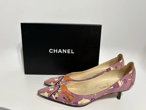 Vintage Chanel Lila Heels 39,5 - Bild 1 von 11