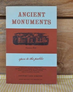 c1956 Ancient Monuments Guide to Castles Abbeys Houses England Wales - Picture 1 of 14