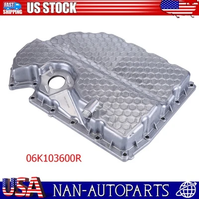 Para VW Golf Tiguan AUDI A3 TT SEAT León 1.8/2.0T Aluminio Motor Inferior Pan de Aceite Foto 1 de 4