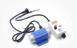 12VDC Brushless Miniature Vibration Motor and Speed Controller Digital Display - Picture 1 of 5