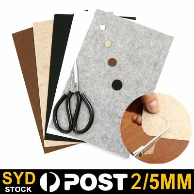 2 Or 5mm Felt Pad Sheet Furniture Floor Protector Pad Mar Self Adhesive A4 Sheet - image 1 of 4
