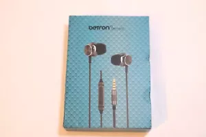Betron BS10VC Earphones Wired Headphones in Ear Noise Isolating Earbuds W Mic - Picture 1 of 5