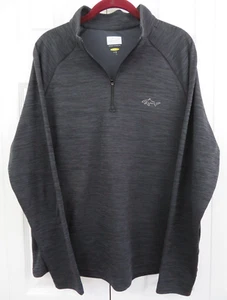 GREG NORMAN Men’s Play Dry 1/4-Zip Performance Golf Pullover - Gray - Size: M - Picture 1 of 10