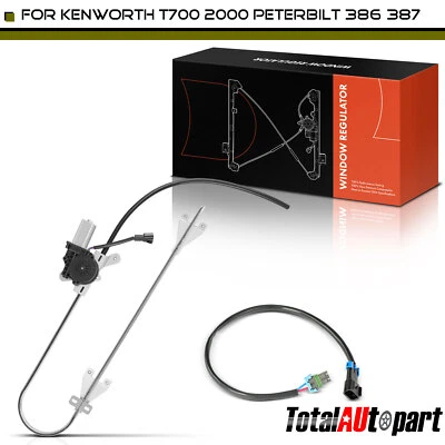 Regulador de ventana eléctrica para Kenworth T700 T2000 Peterbilt 386 03-15 delantero derecho Foto 1 de 4