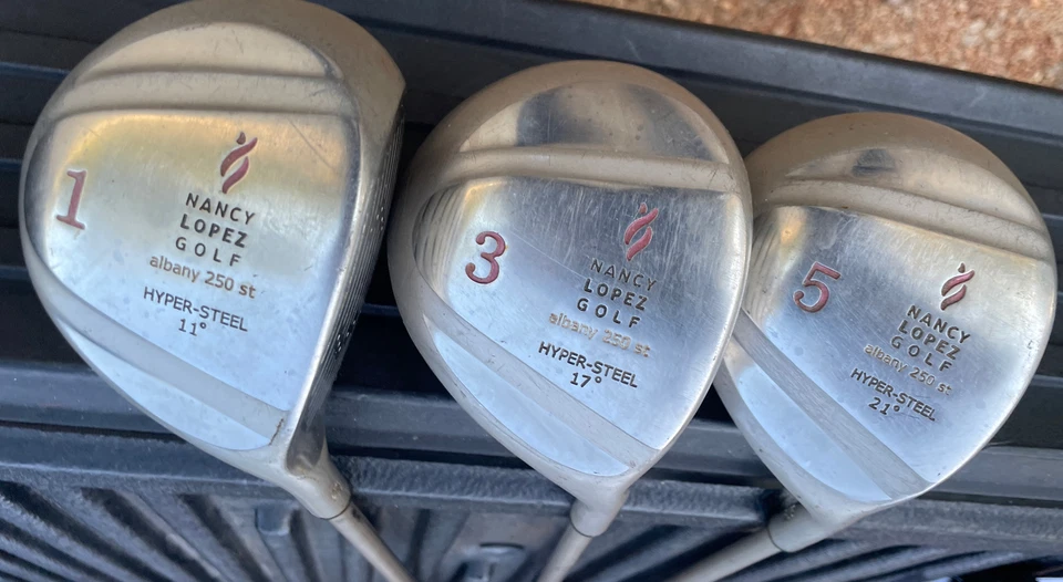 Nancy Lopez Albany 250 ST Hyper Steel Driver 3 & 5 Wood Set Ladies Flex - Image 1 of 4
