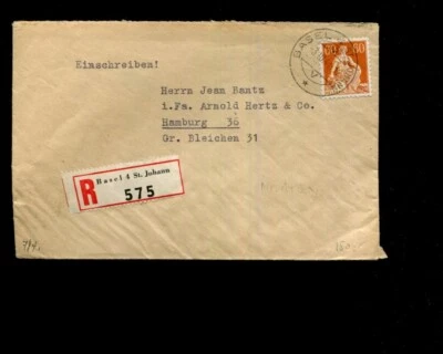 Suiza 1941 Papel TIZA CENSURADO REGISTRADO Zum #140y Scott NL Cat 310 Foto 1 de 3