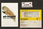 AIR NIUGINI AIRLINE BAGGAGE LABEL  NG - 9 ,  ASIA , NON- LISTED  GUINEA AIRWAYS