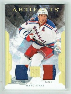 11-12 UD Upper Deck Artifacts  Marc Staal  /15  Dual Patches
