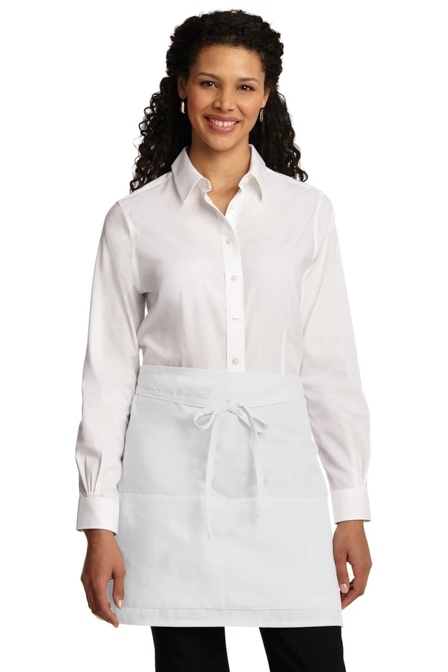 A706 Port Authority Easy Care Half Bistro Apron with Stain - Image 1 of 1