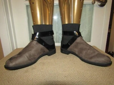 Botines Zara Mujer EU 40 US 9 Trafaluc Gris Negro Hebilla Envolvente Foto 1 de 4