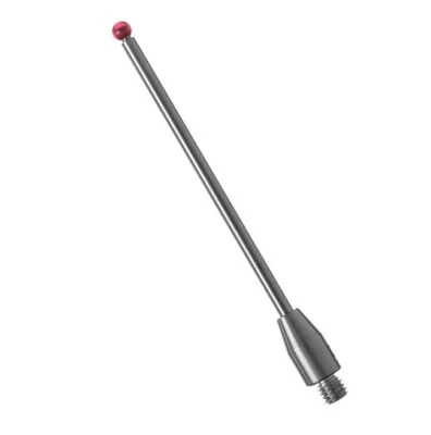CMM Styli Probe Stylus Carbide Stem M3 Thread 2 mm Ruby A-5003-0053 KMG Taster - Image 1 of 2