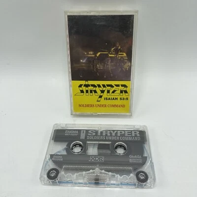 RARE 1985 STRYPER ISAIAH 53:5 SOLDIERS UNDER COMMAND CASSETTE TAPE  - Image 1 of 2
