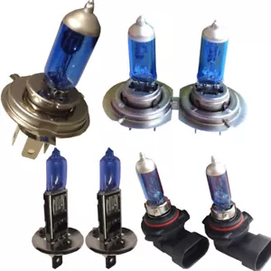 HALOGEN LAMPEN XENON LOOK 8500K H1 H3 H4 H7 H8 H11 HB3 HB4 W5W 9006 / 55W 65W - Bild 1 von 40
