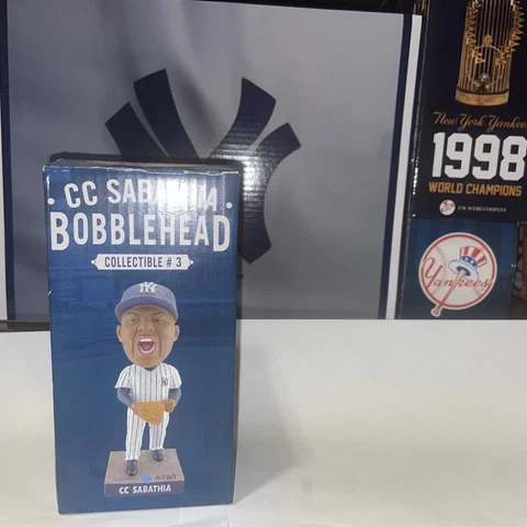 CC Sabathia 2018 New York Yankees NYY Bobble Head Bobblehead #3, SGA 7/27/18 Cover