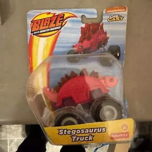 BLAZE & THE MONSTER MACHINES STEGOSAURUS TRUCK DIE CAST MONSTER TRUCK DINOSAUR - Picture 1 of 5