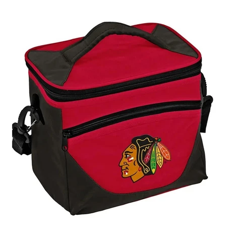 Chicago Blackhawks Halftime Cooler Zipper Insulated Lunch Bag Box Tote 9pk NHL Cover