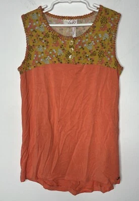 Matilda Jane 435 Girls Size 10 Happy and Free Cherry Cordial Top Peach - Image 1 of 4