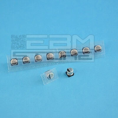 10pz Condensatori SMD elettrolitici 100uF 16V - ART. HM07 - Immagine 1 di 3
