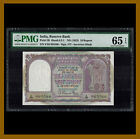 India 10 Rupees, 1953 P-38 Sig# 72 PMG 65 EPQ Incorrect Hindi Unc