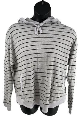 Acogedora sudadera con capucha térmica a rayas gris Koolaburra by UGG Foto 1 de 2