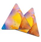 2x Triangle Coaster - ky Modern Pattern Water Oil Mix #45087