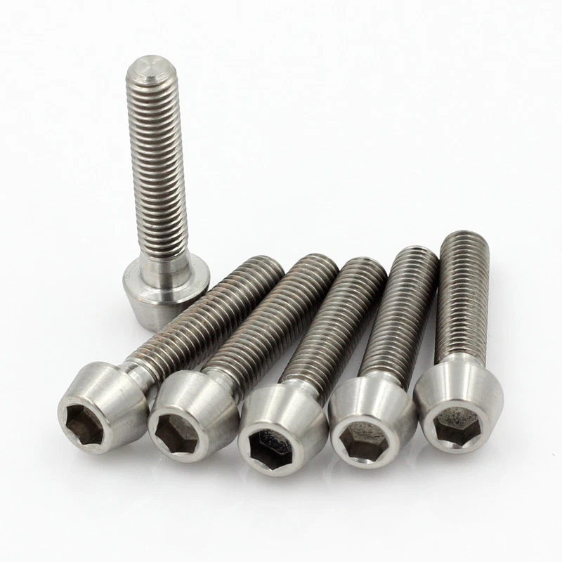 6 piezas M5x25mm Super Ligero Cónico Allen Hexagonal Tapón Cabeza Perno Acabado Foto 1 de 2