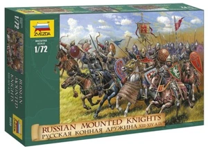 ZVEZDA FIGURE 1/72 - MEDIEVAL WARS - BOX 8039 Russian Mounted Knights - Imagen 1 de 2