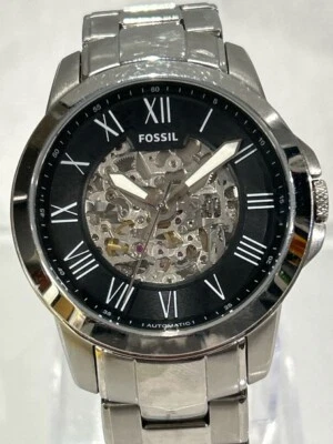 Fossil Grant 44mm Acero Inoxidable Plata Esqueleto Dial Automático ref (NJL028957) Foto 1 de 4