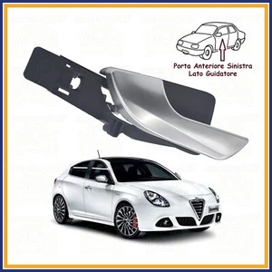 INNENGRIFF TÜR VORNE LINKS FÜR ALFA GIULIETTA AB 2010 SATINIERTER HEBEL - Bild 1 von 3