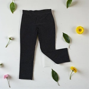 Pantalones elásticos Attyre talla 6 negros con lunares blancos - Imagen 1 de 6