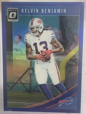 2018 Donruss Optic Blue Prizm /149 Kelvin Benjamin #14 Bills Panthers - Image 1 of 2