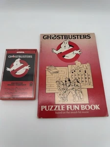 GHOSTBUSTERS Original Motion Picture Soundtrack Cassette Tape 1984 Arista + Book - Imagen 1 de 10