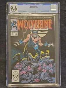 Wolverine 1 CGC 9.6 White Pages Wolverine 1st Appearance Patch 1988 - Picture 1 of 2