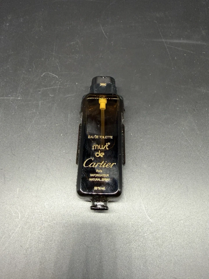 Винтажная туалетная вода Must de Cartier Paris спрей перезарядка/заправка 1,6 жидкой унции 50 мл тестер - Изображение 1 из 4