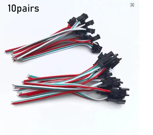 3 Pin JST SM Stecker Buchse Stecker Verbindungskabel für WS2812B WS2812 WS2811 LED Stri - Bild 1 von 1