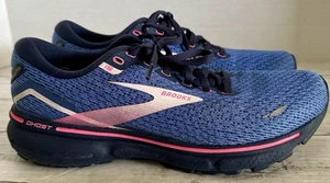 Brooks Ghost 15 Zapatos Para Mujer 9.5 B Azul Chaquetón Rosa Correr Tenis Atléticos - Imagen 1 de 10