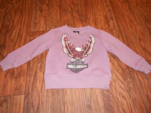 Harley Davidson girls sweat shirt size 4 / 5 MINT cond sweatshirt - Picture 1 of 4