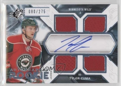 2012-13 SP Authentic Bonus Pack Spx Rookie Jersey /275 Tier 1 Tyler Cuma Auto RC - Image 1 of 2