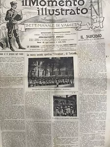 TORINO SOCIETA SPORTIVA EXCELSIOR MILLESIMO SANTUARIO DESERTO MOMENTO 1905 - Foto 1 di 1
