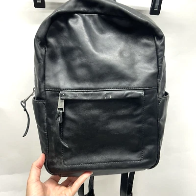 Lucky Brand Women's Black Leather Small Backpack - Image 1 of 4