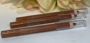 3 X Estee Lauder Double Wear Stay In Place Lip Pencil 18 NUDE Travel New FreeSh - Picture 1 of 1