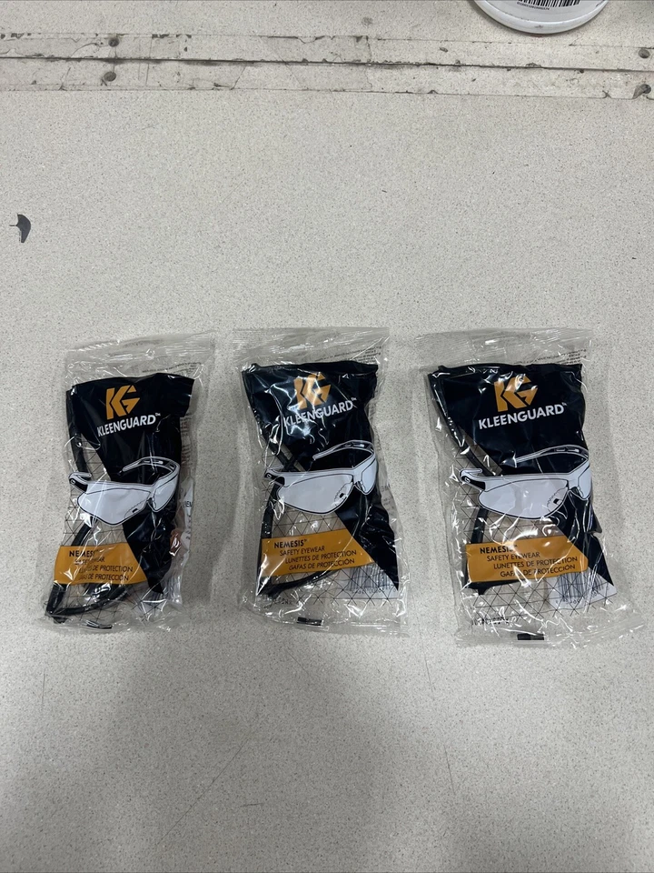 KleenGuard 19642 Nemesis Safety Glasses Brown Lens (3 PACK)