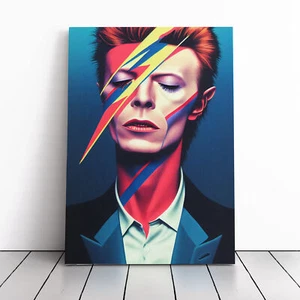 David Bowie Portrait Vol.3 Canvas Wall Art Print Framed Picture Dining Room - Picture 1 of 5