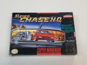 Super Chase HQ H.Q. Super Nintendo nur Verpackung * (ohne Spiel, ohne Anleitung) * Gebrauchsspuren - Bild 1 von 19