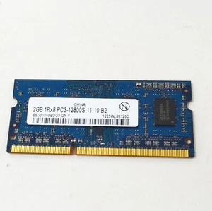 Elpida EBJ20UF8BDU0-GN-F (2) 2GB RAM Memory Modules SODIMM DDR3 PC12800 - Picture 1 of 1