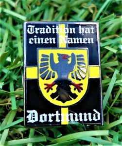 Pin Dortmund "TRADICIÓN" Ruhrpott DO 1,5 x 1 cm +NUEVO+ Pin insignia enchufe parche - Imagen 1 de 1