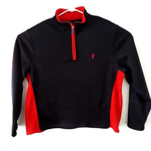 Payne Stewart Legacy Golf Jacket Sz Med Quarter Zip Red & Black Pullover Medium - Picture 1 of 9
