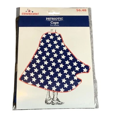 Capa Way to Celebrate Patriotic Spirit para adultos OSFM 4 de julio Foto 1 de 4