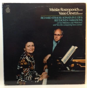 Richard Strauss, Beethoven, Mstislaw Rostropowitsch Sonate in F, Op.6 / Variationen - Bild 1 von 2