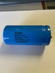 26,000uF 75V Screw Type Capacitor - CGS263U075V4C - Picture 1 of 2